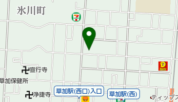 株式会社みのりや米店 氷川町店の地図画像