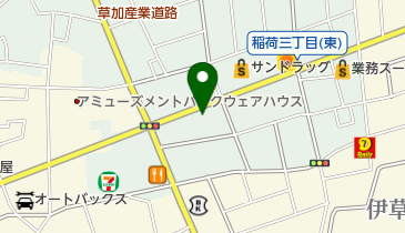 ライスプラザ草加店の地図画像