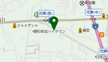 株式会社本多冷凍機製作所草加工場の地図画像