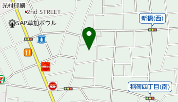 草加市役所 稲荷コミュニティセンターの地図画像