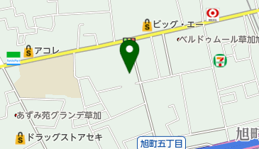 草加市役所 新田サービスセンターの地図画像