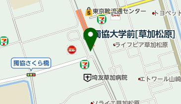 草加市役所 松原サービスセンターの地図画像