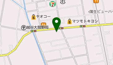 フジオックス株式会社 越谷LP営業所の地図画像