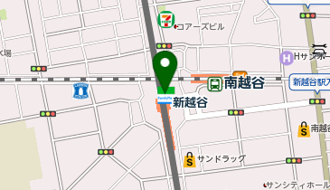 サックスバー新越谷店の地図画像