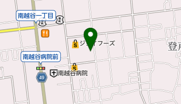 越谷市 蒲生地区センター・公民館の地図画像