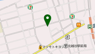 越谷市 北越谷地区センター・公民館の地図画像