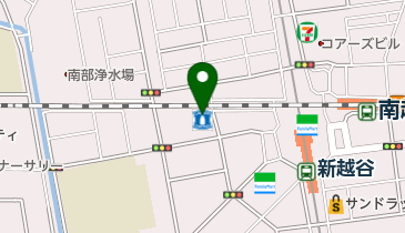 新越谷外国語教室の地図画像