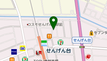 極真会館下総支部せんげん台道場の地図画像