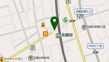 イーオン 北越谷校の地図画像