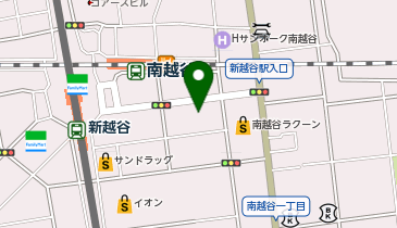 松山バレエ学校・越谷支部の地図画像