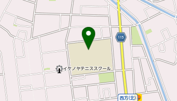 越谷市立 西方学童保育室C-1の地図画像