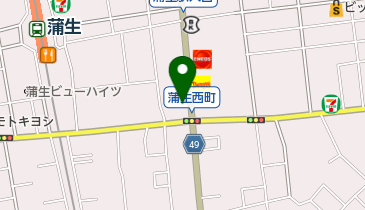 植竹金物店の地図画像