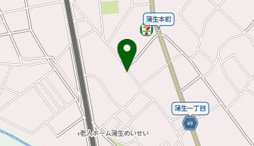 越谷キリストチャペルの地図画像