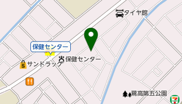 越谷市だるま組合の地図画像