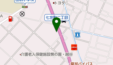 山本商会株式会社 越谷営業所の地図画像