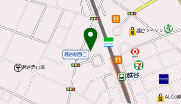 越谷公証役場の地図画像