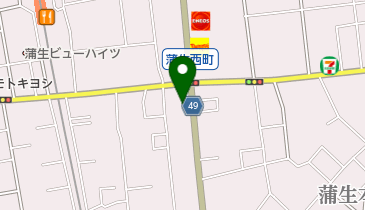 押田屋氷販の地図画像