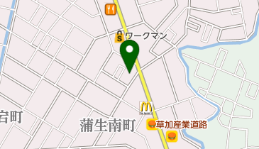 レイディックス・サーフ 越谷店の地図画像