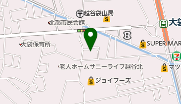 有限会社篠原寝具店の地図画像
