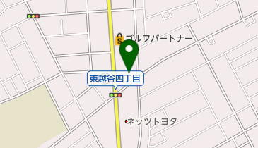 毎日新聞越谷東部販売所の地図画像