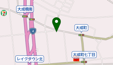 タイセースポーツの地図画像