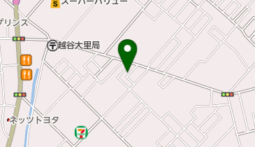 大里名倉堂接骨院の地図画像