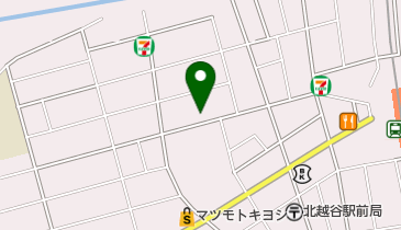 北越谷接骨院の地図画像