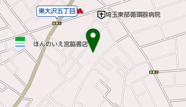 染谷接骨院の地図画像