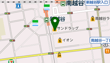 エスティービューティーサロン越谷店の地図画像