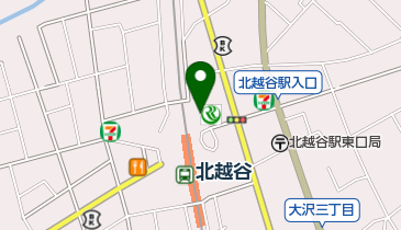 朝日タクシー北越谷営業所の地図画像