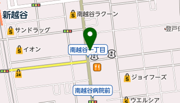 岩槻タクシー越谷営業所の地図画像