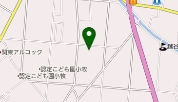 越谷グリーンテニスクラブの地図画像