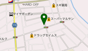 美容室グラシアスの地図画像