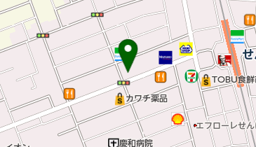 美容室杏の地図画像