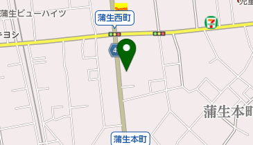 味道苑 蒲生店の地図画像