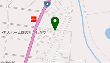 難波理容室の地図画像