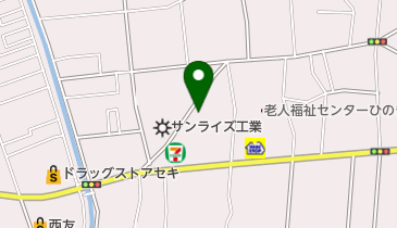 サンライズ工業株式会社の地図画像