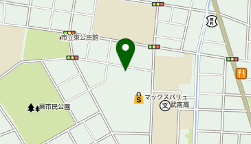 蕨市立老人福祉センターけやき荘の地図画像