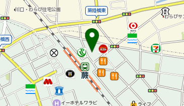 蕨埼栄ビルの地図画像