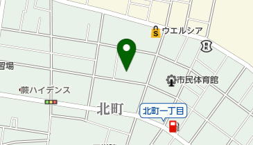 蕨福音自由教会の地図画像