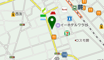 クリーニングショップさくらの地図画像