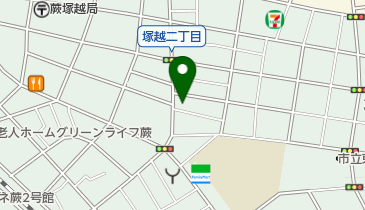 つばめランドリーの地図画像