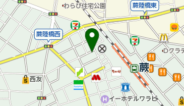 はこべ化粧品本店の地図画像