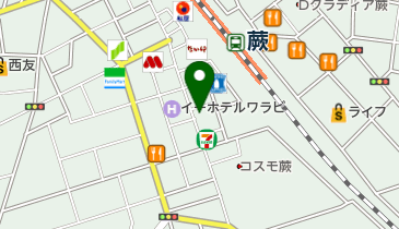 フィット蕨店の地図画像