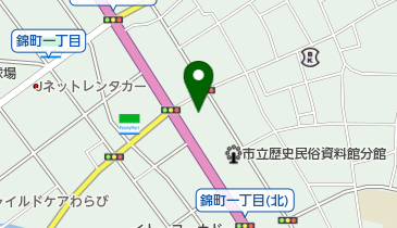 八百市の地図画像