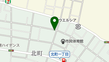 北町柔整骨院の地図画像