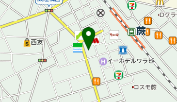 さわらび音楽教室の地図画像