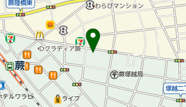 タクトホーム株式会社蕨店の地図画像
