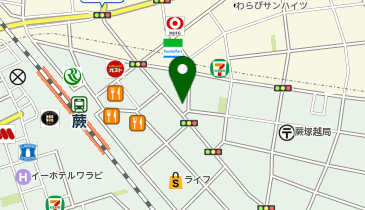 メガネフラワー 蕨店の地図画像