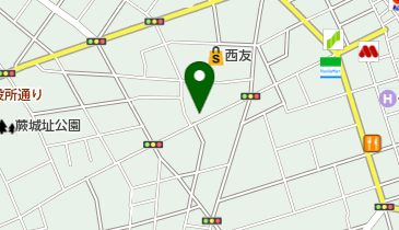 理容わらびの地図画像